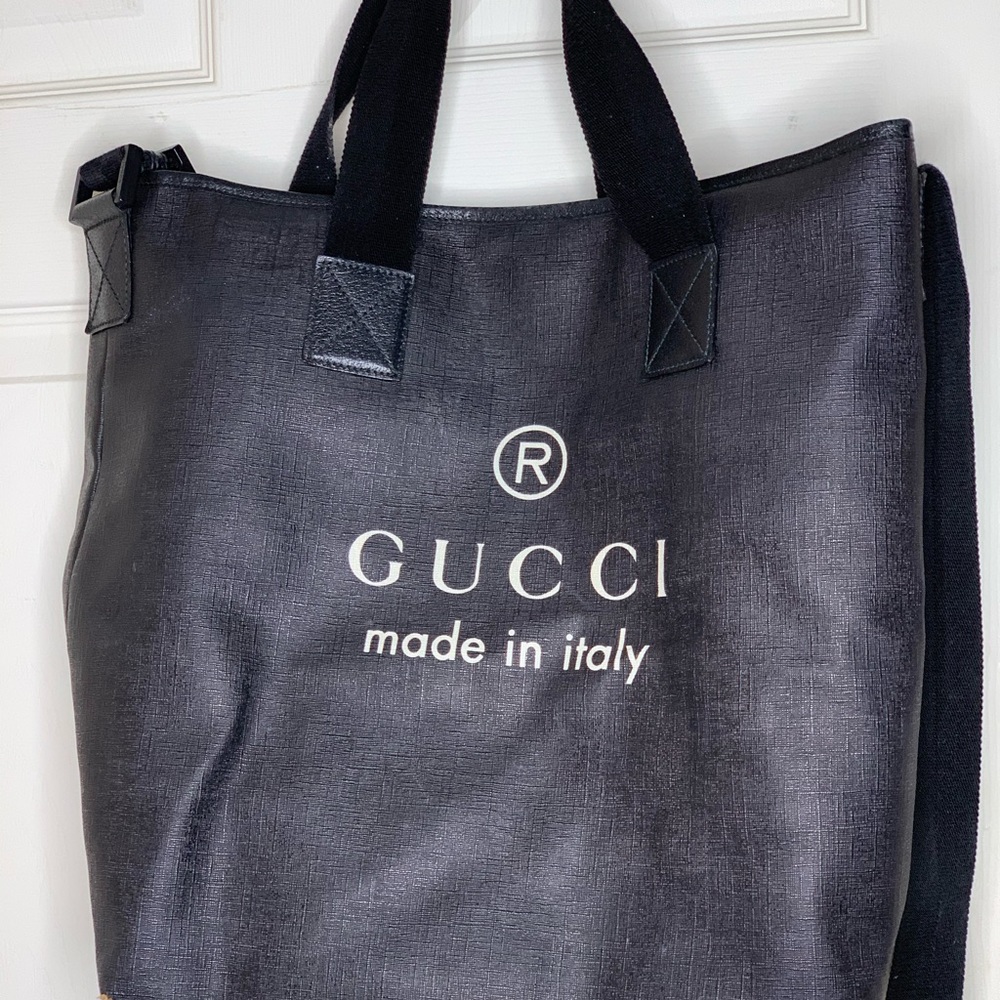 Vintage Gucci convertible tote/crossbody bag